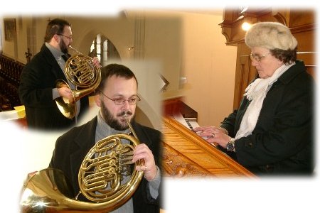 Uraufführung der Messe für Horn F und Orgel