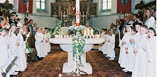 Bilder von der Feier der Erstkommunionkinder (20. Mai 2004)